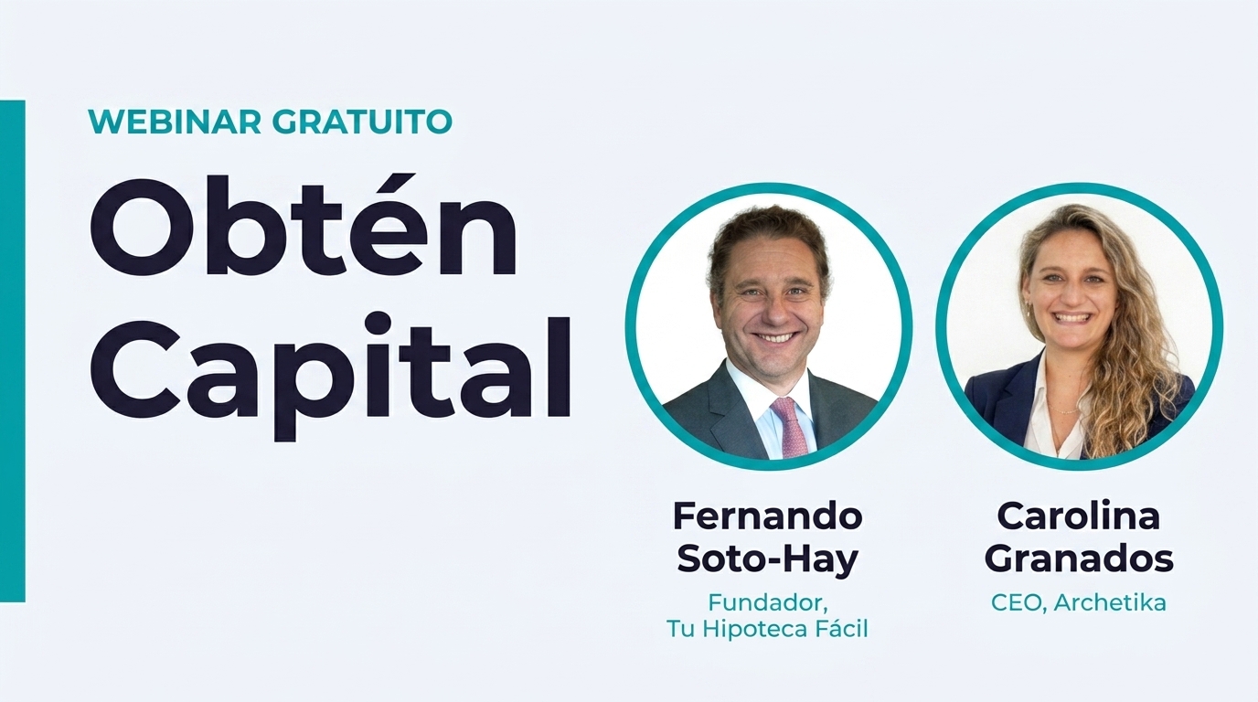 Portada del webinar: Obtén Capital para Hacer Crecer tu Empresa sin Vender Participación, Incorporar Socios Inversionistas o Vender Activos Estratégicos